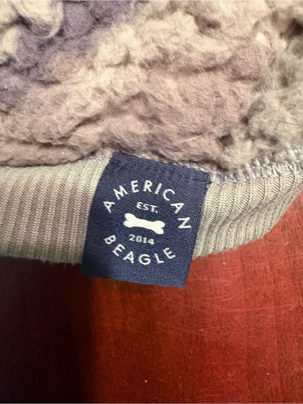 American Eagle Outfitters Plush Camo Sherpa Dog Hoodie